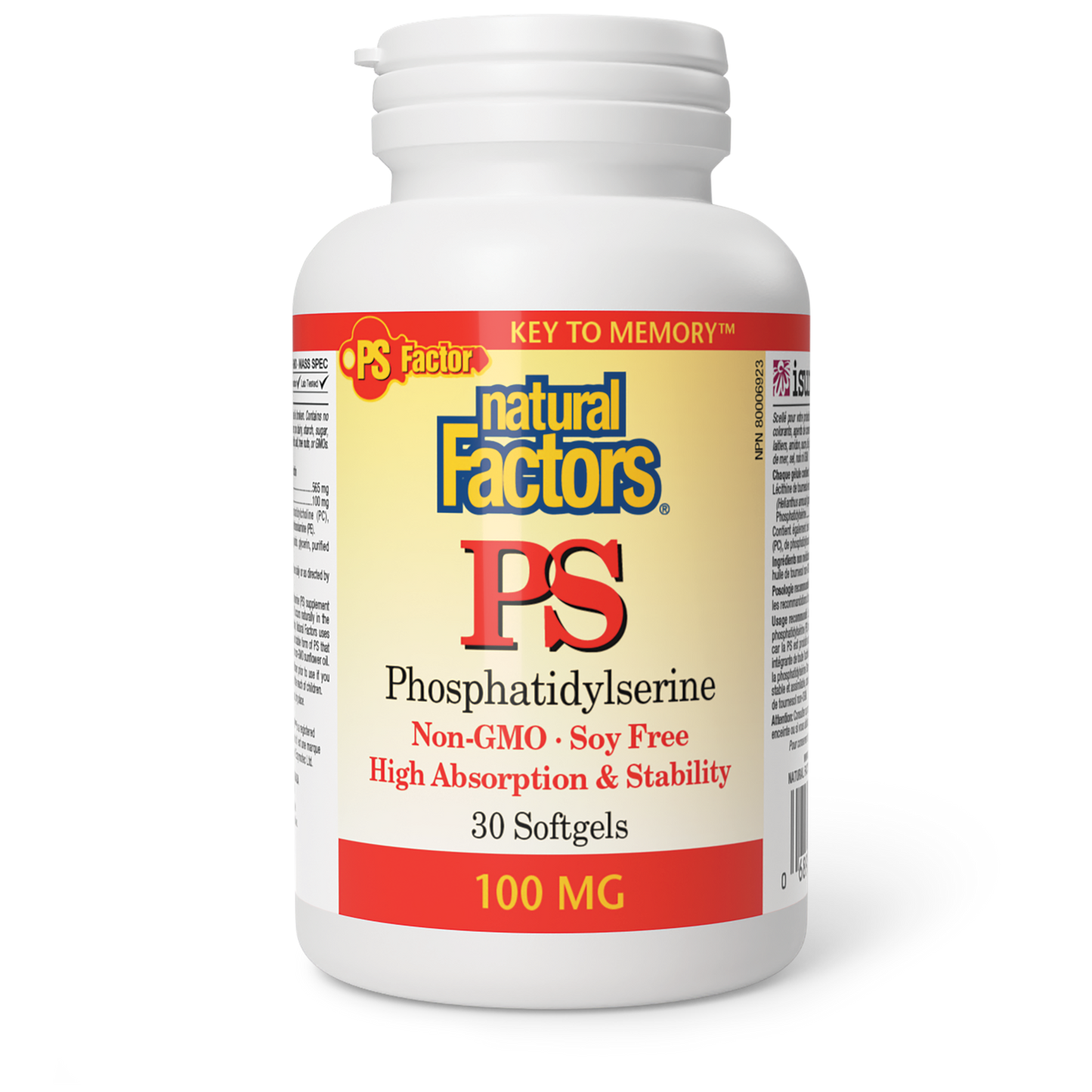 NATURAL FACTORS PS 100MG 30'S