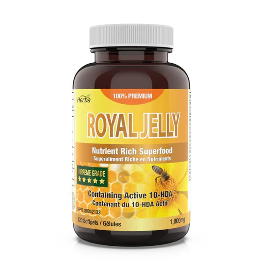 HERBA Royal Jelly 1000mg (120 Softgels)