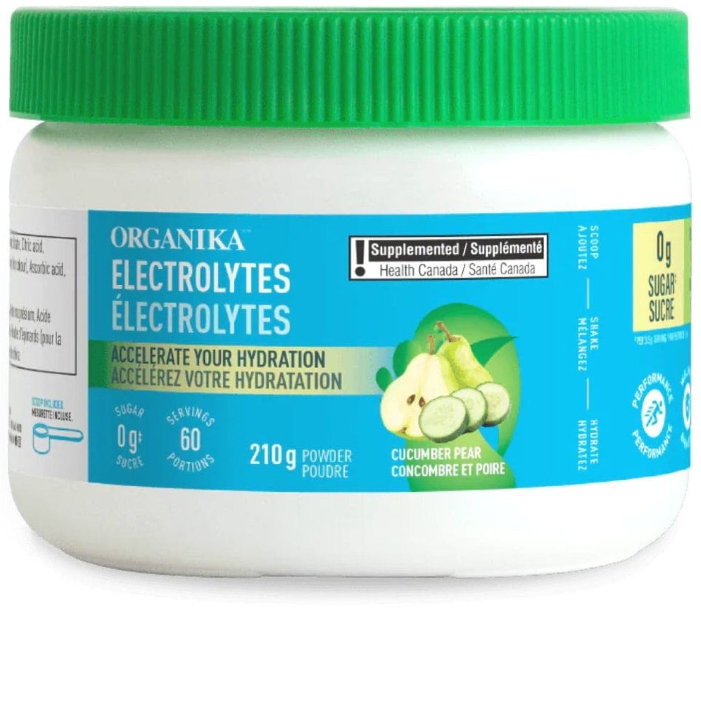 ORGANIKA Electrolytes - Cucumber Pear (60 Servings)