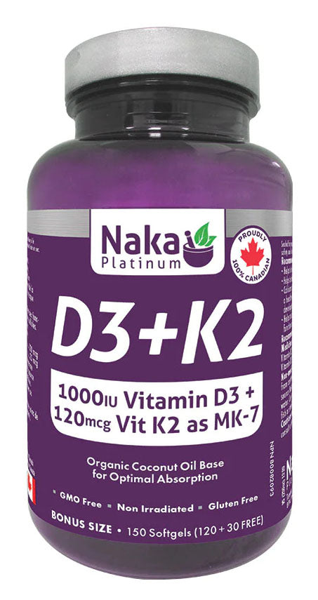 NAKA PLAT VIT D+K2 120 +30