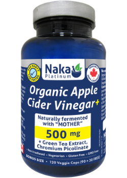 NAKA - Organic Apple Cider Vinegar+ (120 Vcaps)