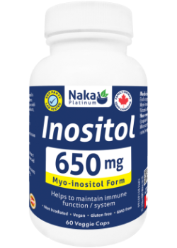 NAKA Inositol 650mg (60 vcaps)