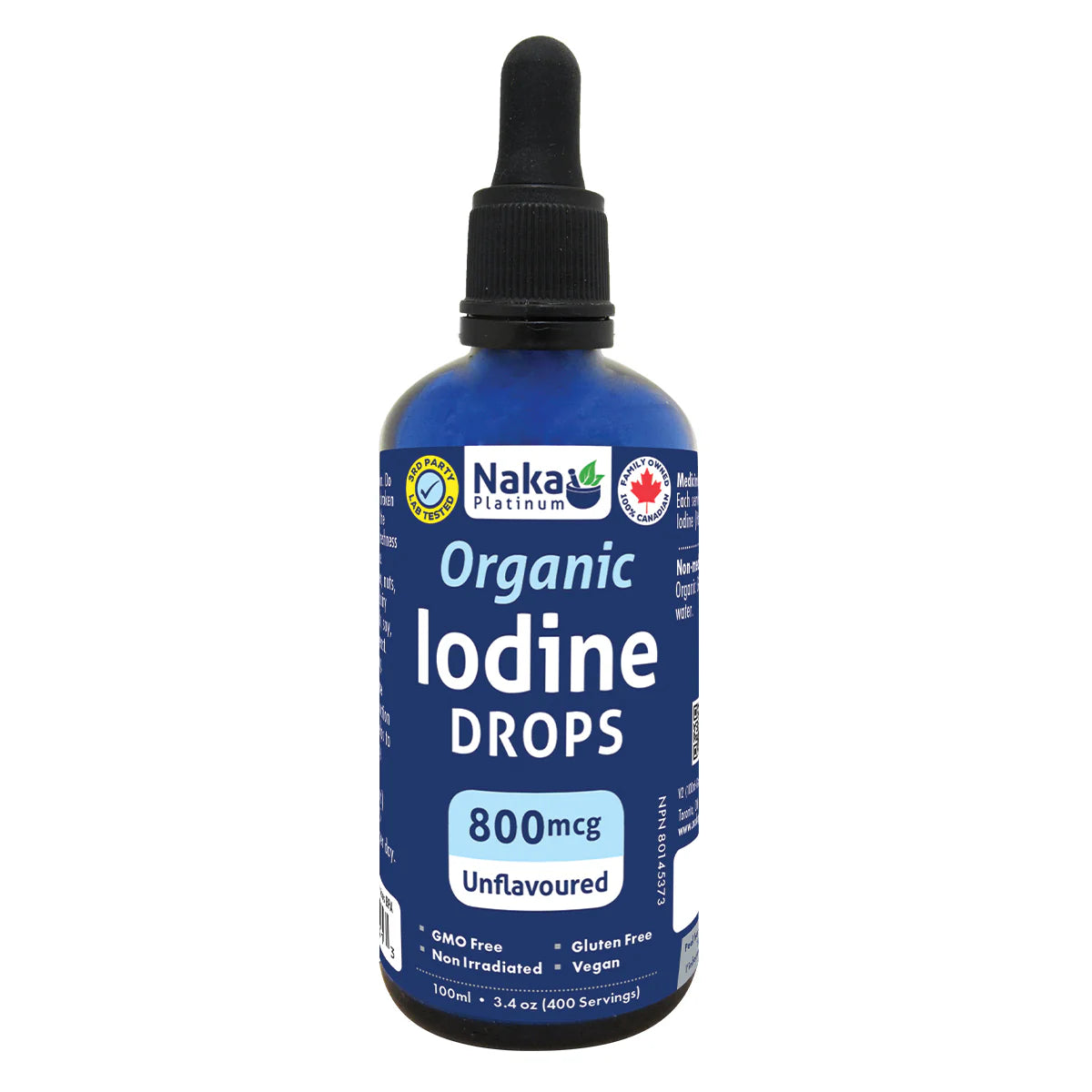 NAKA Platinum Organic Iodine Drops (100 ml)