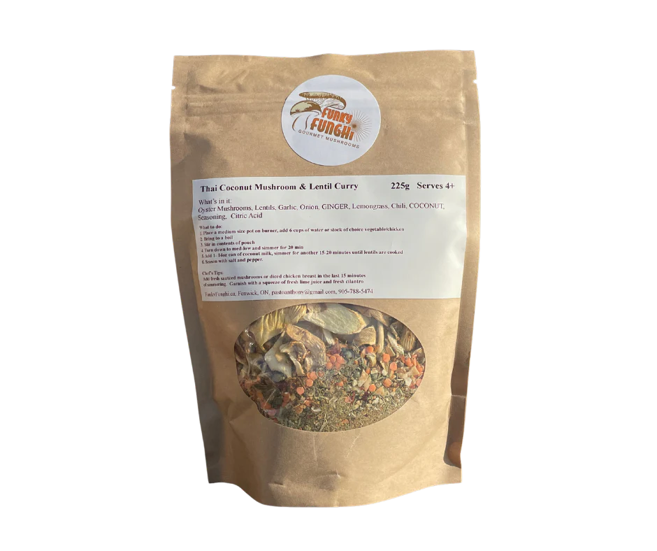 THAI COCONUT MUSHROOM & LENTIL 225G