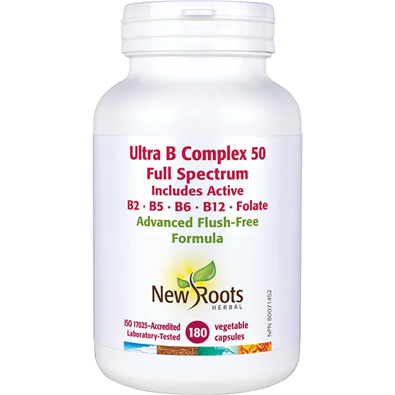 NEW ROOTS Ultra B Complex 50mg (180 V-Caps)