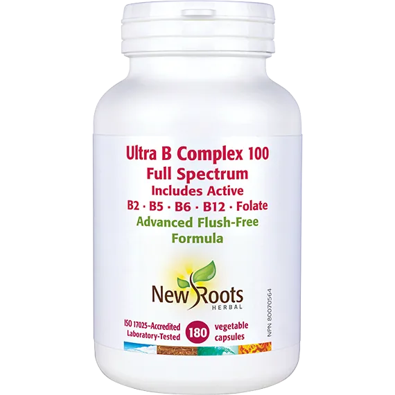NEW ROOTS ULTRA B COMPLEX 100MG 180 CAPS