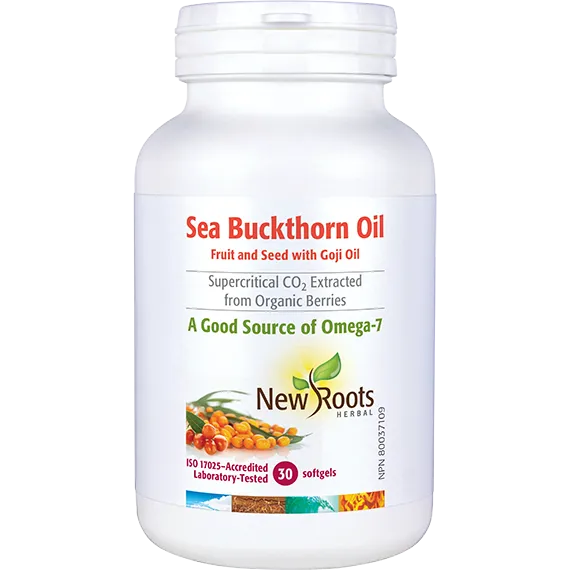 NEW ROOTS SEA BUCKTHORN OIL 30 SOFTGELS