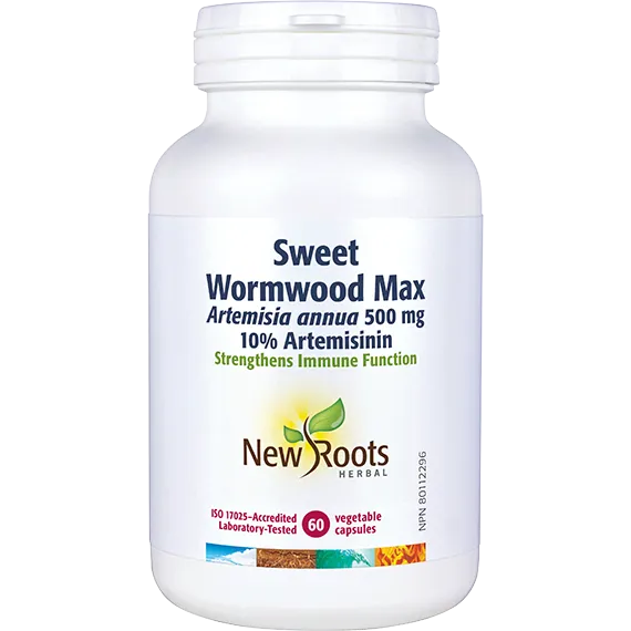 NEW ROOTS Sweet Wormwood Max 500mg (60 veg caps)