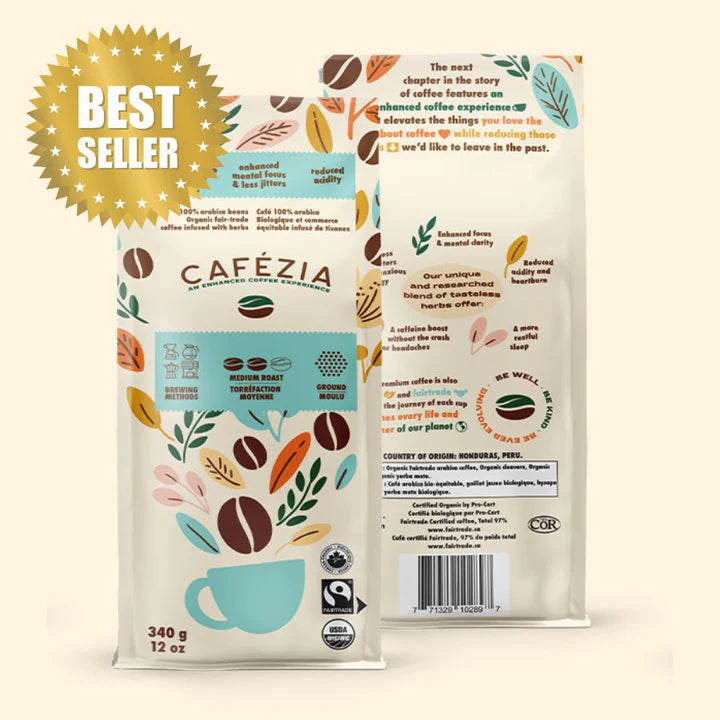 CAFEZIA MEDIUM ROAST COFFEE 340G