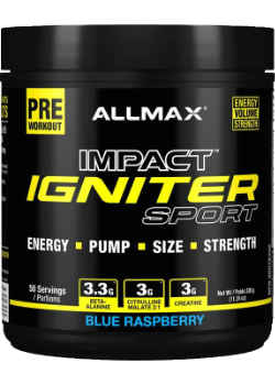 ALLMAX Impact™ Igniter Sport (Blue Raspberry) 330g