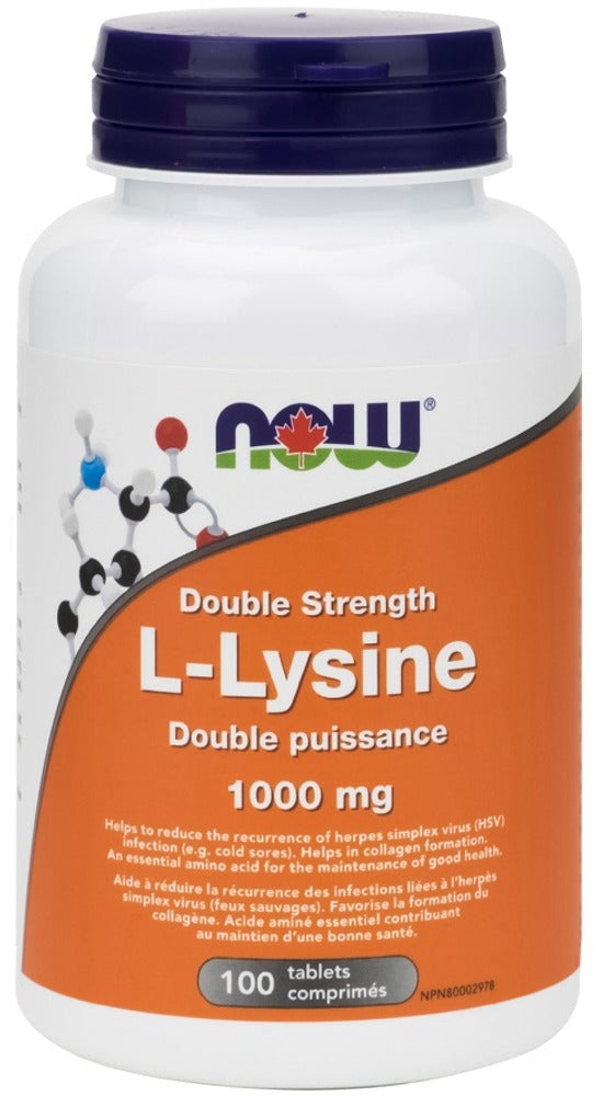 NOW L-LYSINE 500MG 100'S