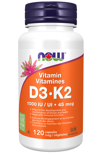 NOW VIT D3&K2 120'S