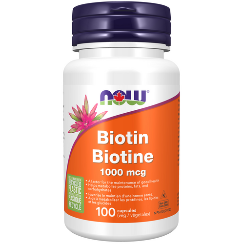 NOW BIOTIN 1000MCG 100'S