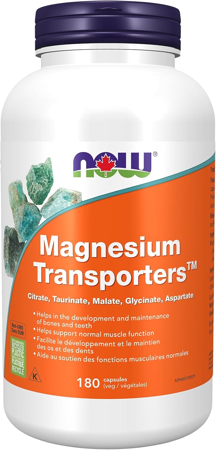 NOW Magnesium Transporters™ (180 vcaps)