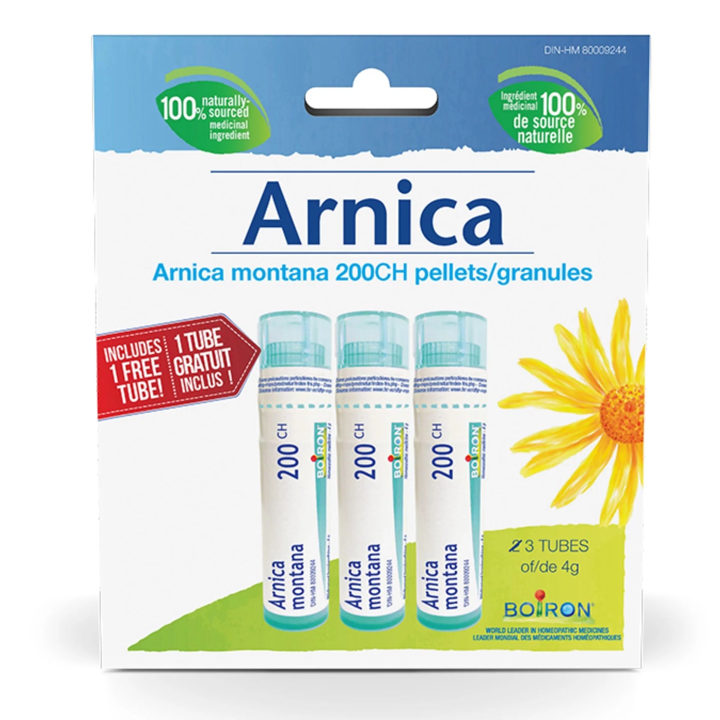 BOIRON ARNICA 200CH 80PEL 3-PACK