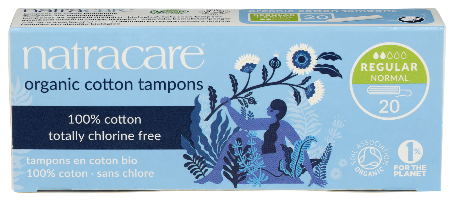 NATRACARE TAMPONS REG 20CT