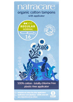 NATRACARE COTTON TAMPONS 16CT