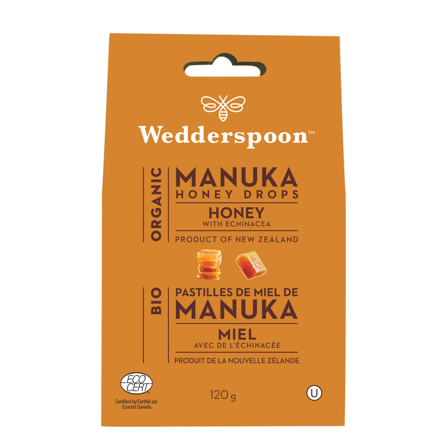WEDDERSPOON Organic Manuka Honey Drops (Honey - 120 Gr)