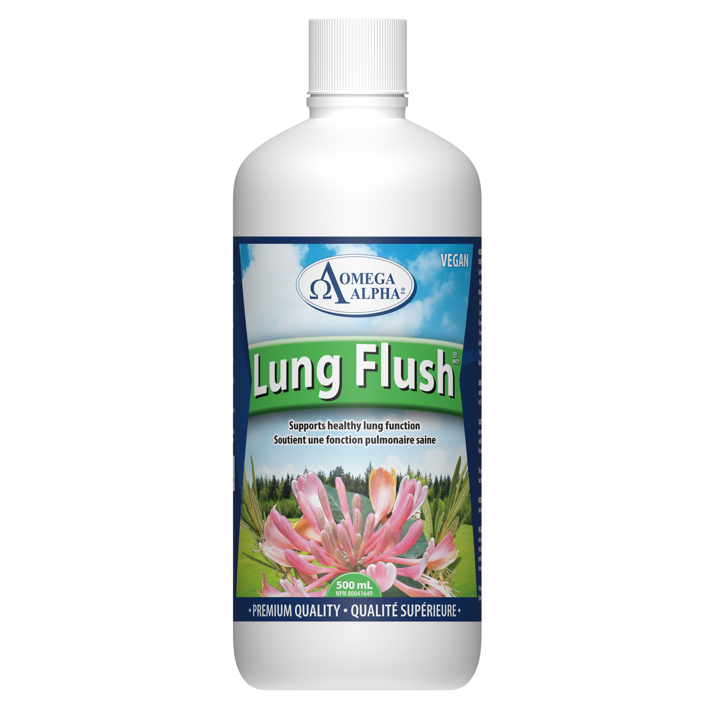OMEGA ALPHA LUNG FLUSH 500ML