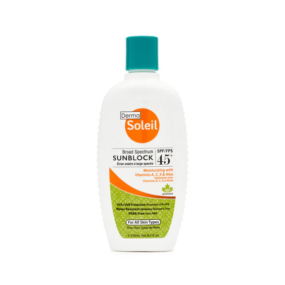 DERMASOLEIL ADULT SUNBLOCK SPF 45 240ML