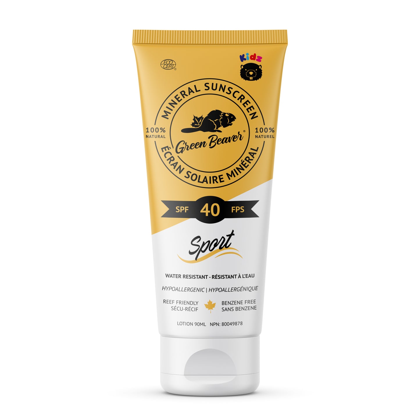 GREEN BEAVER SPF 40 KIDS 90ML LOTION