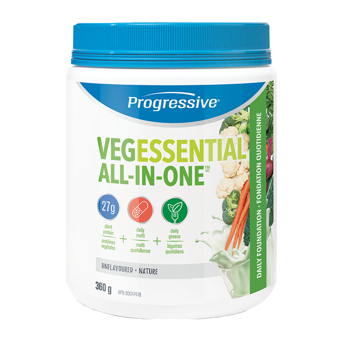 PROGRESSIVE VegEssential All In One (Unflavoured - 360 gr)