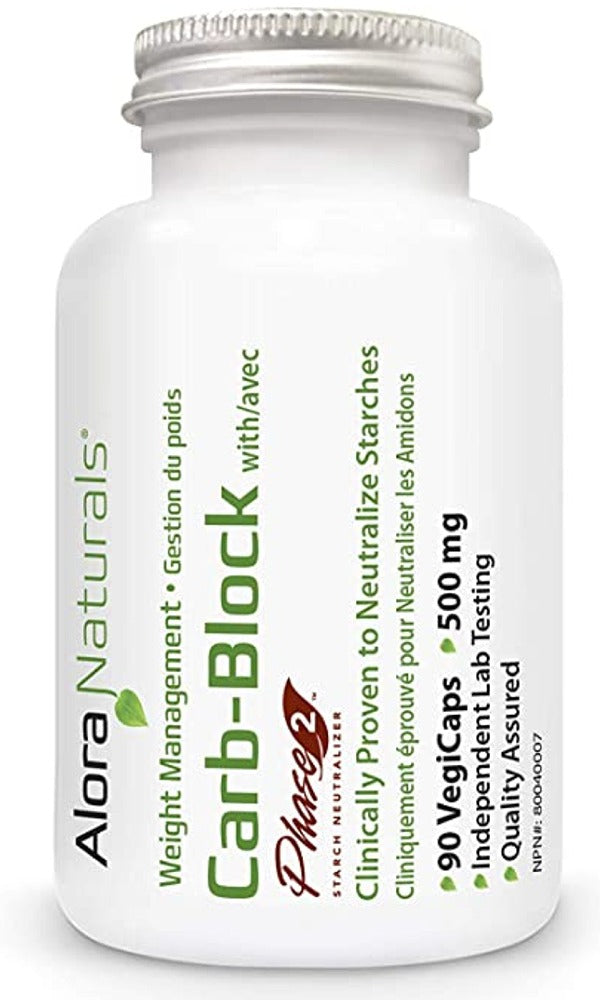 ALORA NATURALS Carb-Block with Phase 2 (90 vcap)