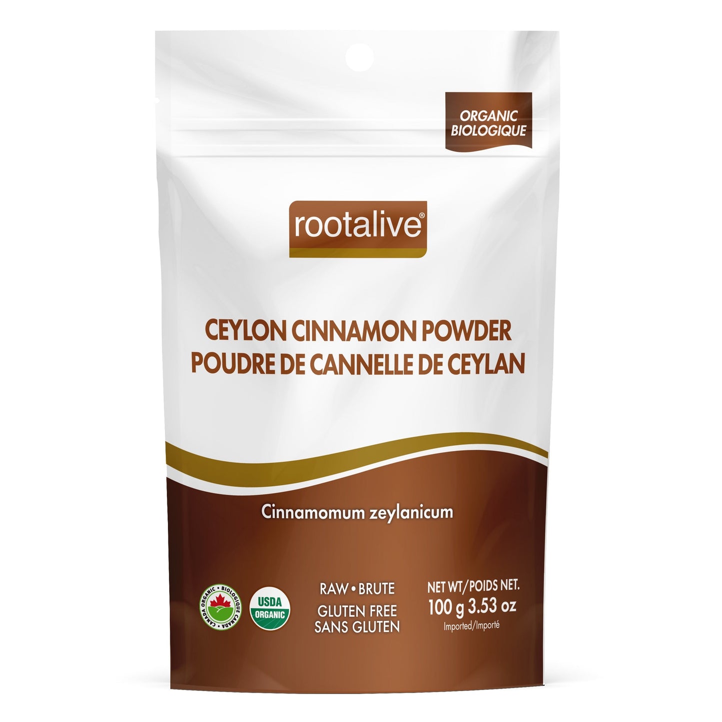 ROOTALIVE Organic Ceylon Cinnamon Powder (100 gr)