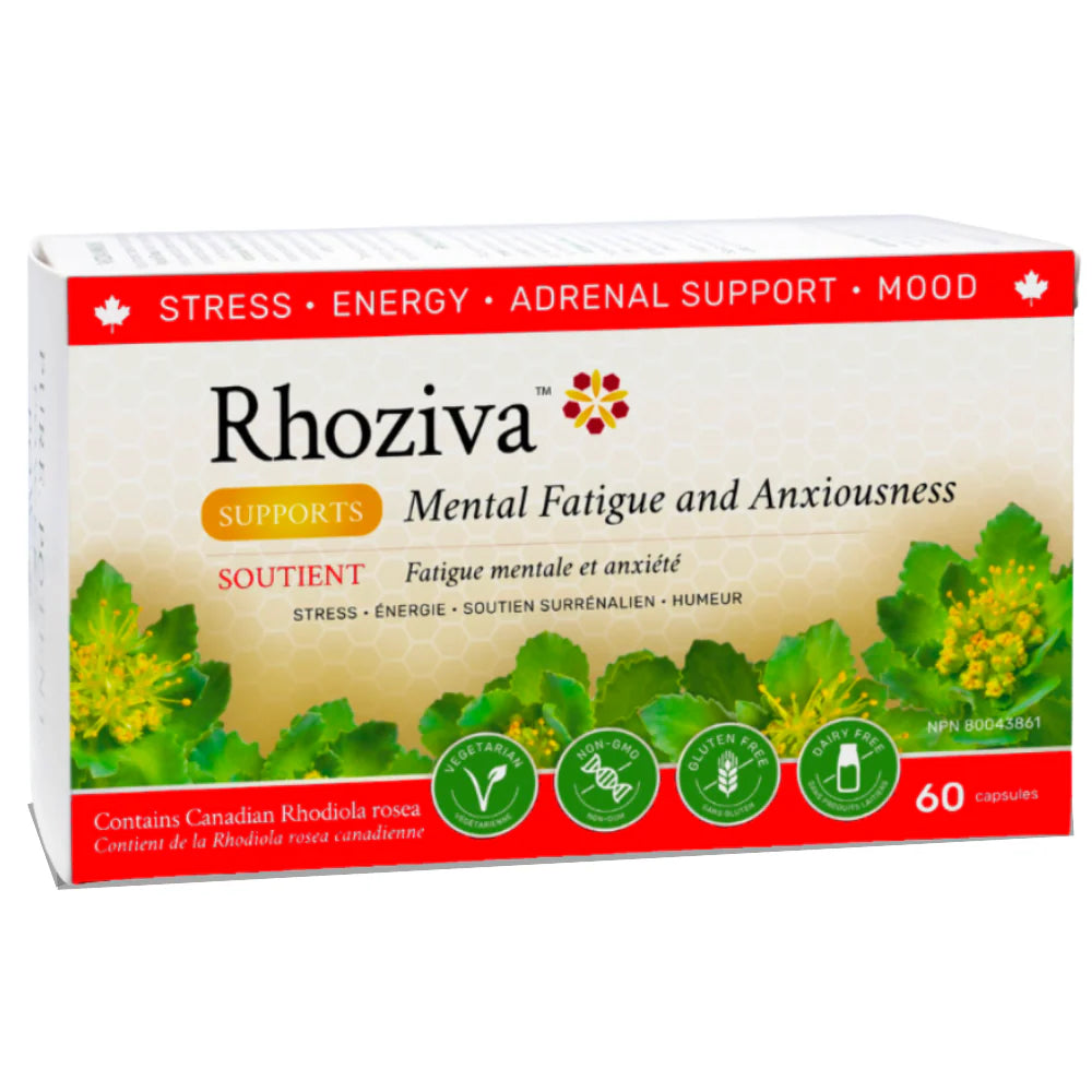 NANTON Rhoziva - Mental Fatigue and Anxiousness (60 capsules)