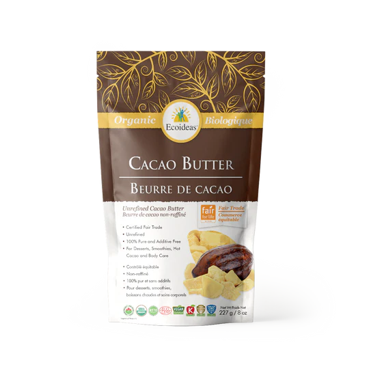 ECOIDEAS Organic Cacao Butter (227g)