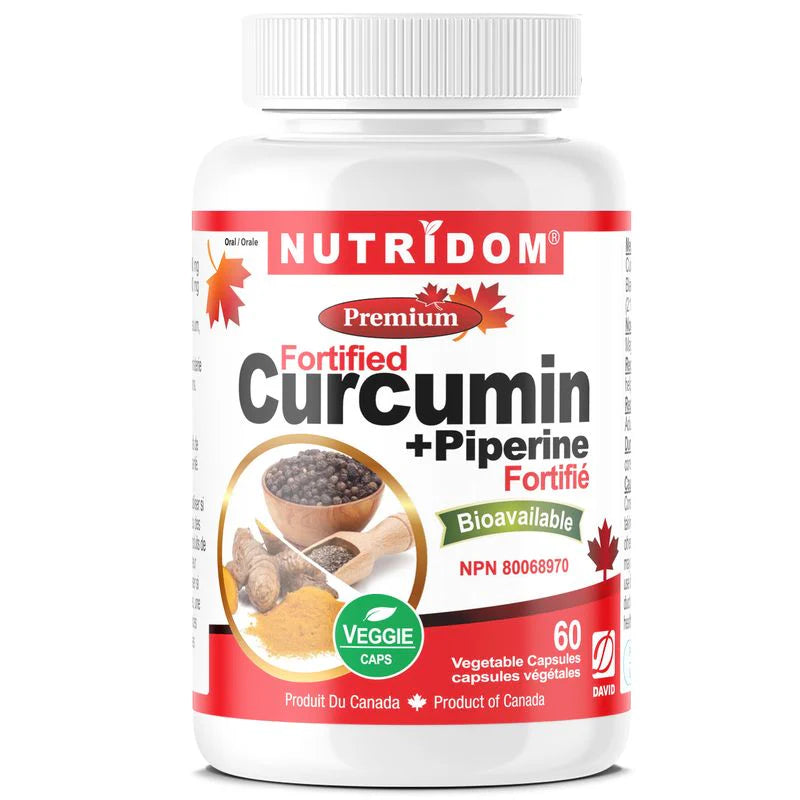 NUTRIDOM Curcumin with Piperine (60 capsules)