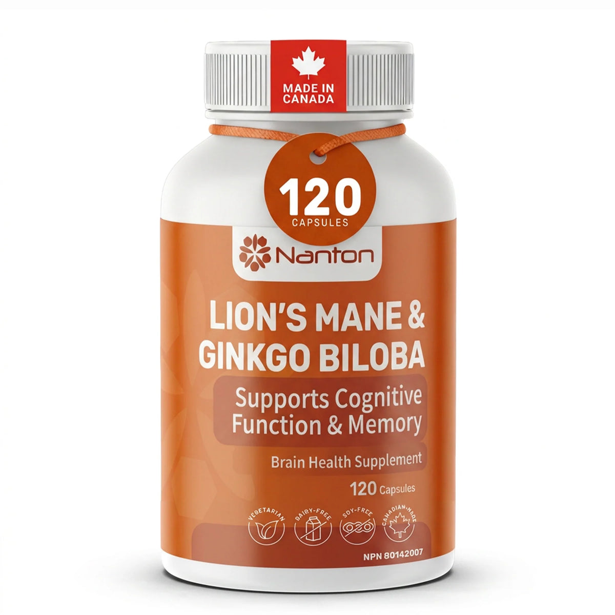 DR. KLEIN'S Lion's Mane & Ginkgo Biloba (120 Caps)