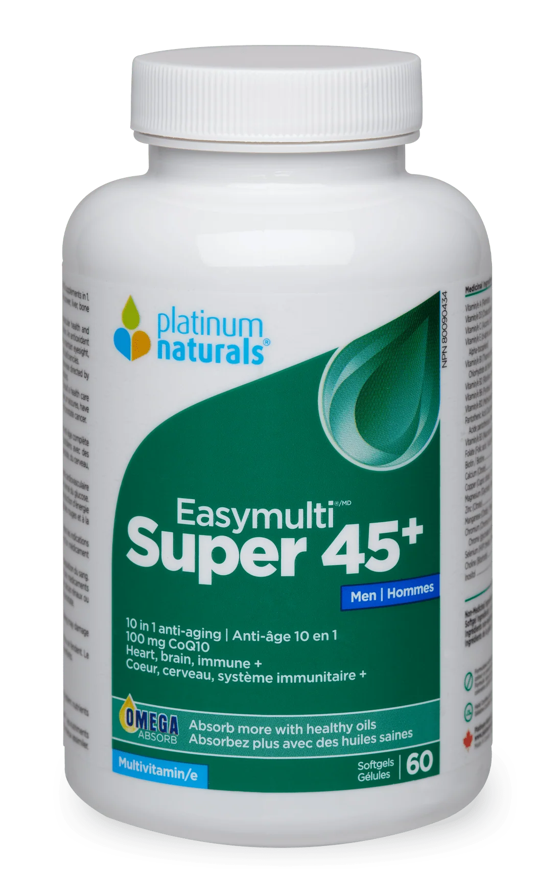 PLATINUM Super EasyMulti 45+ for Men (60 sgels)