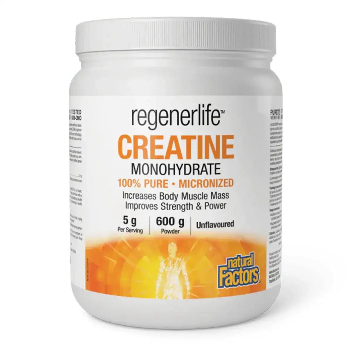 REGENERLIFE Creatine Monohydrate (Unflavoured - 600 gr)