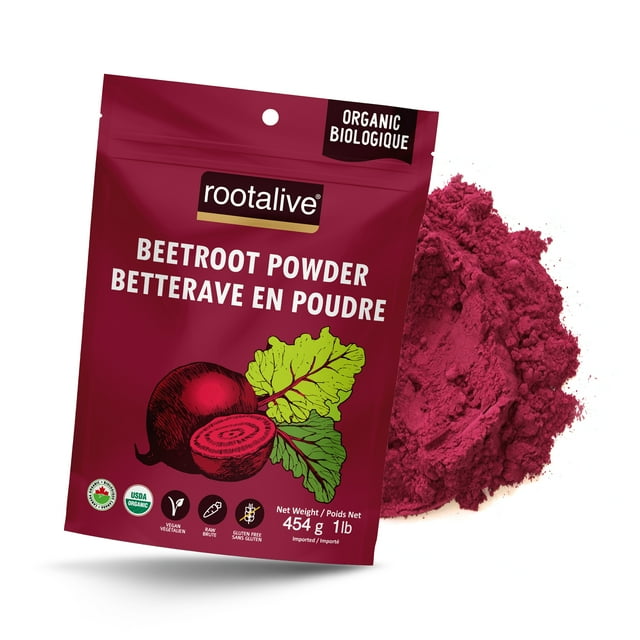 ROOTALIVE Organic Beetroot Powder (454g)