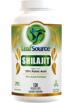 LEAFSOURCE Shilajit (70% Fulvic Acid) 120 veg caps