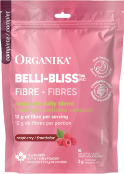 ORGANIKA Belli-Bliss Complete Fibre, Raspberry (10 sachets x 15g)