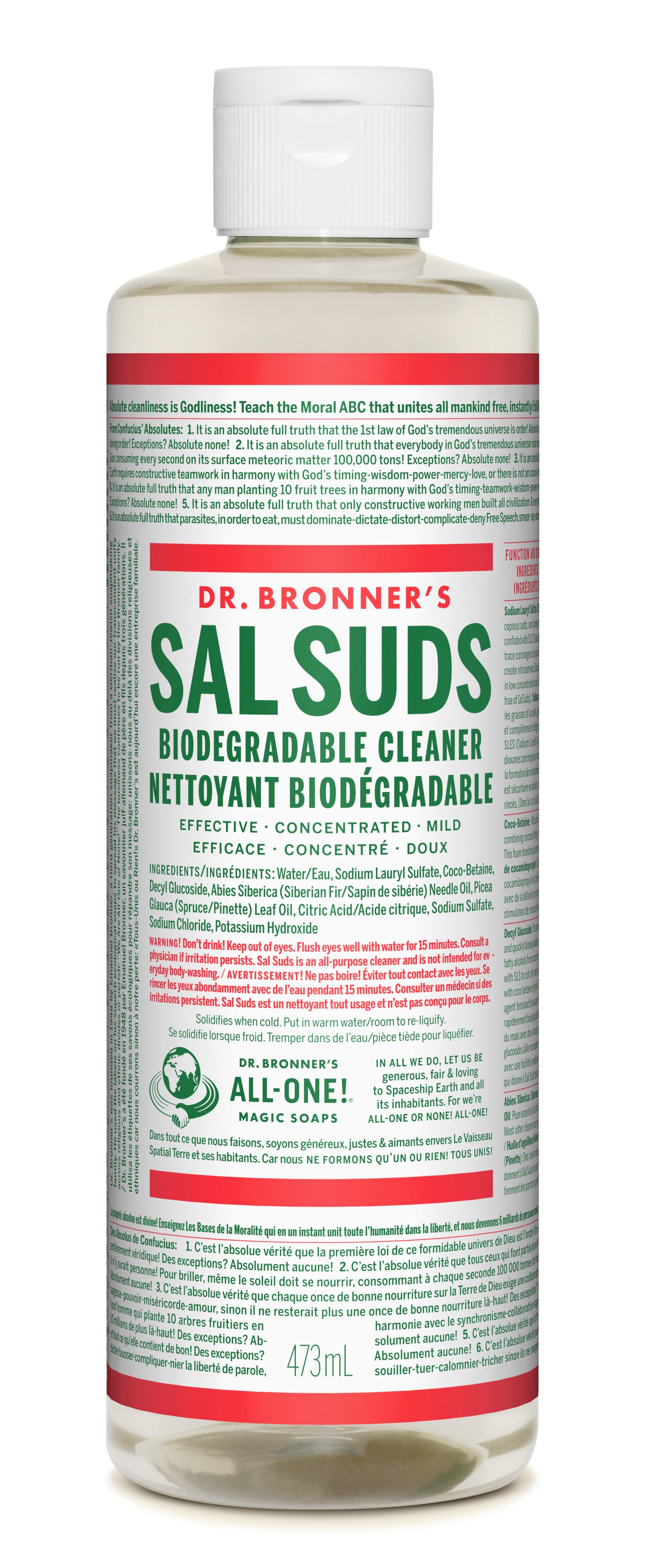 DR. BRONNER'S SAL Suds Biodegradable Cleaner 473ML