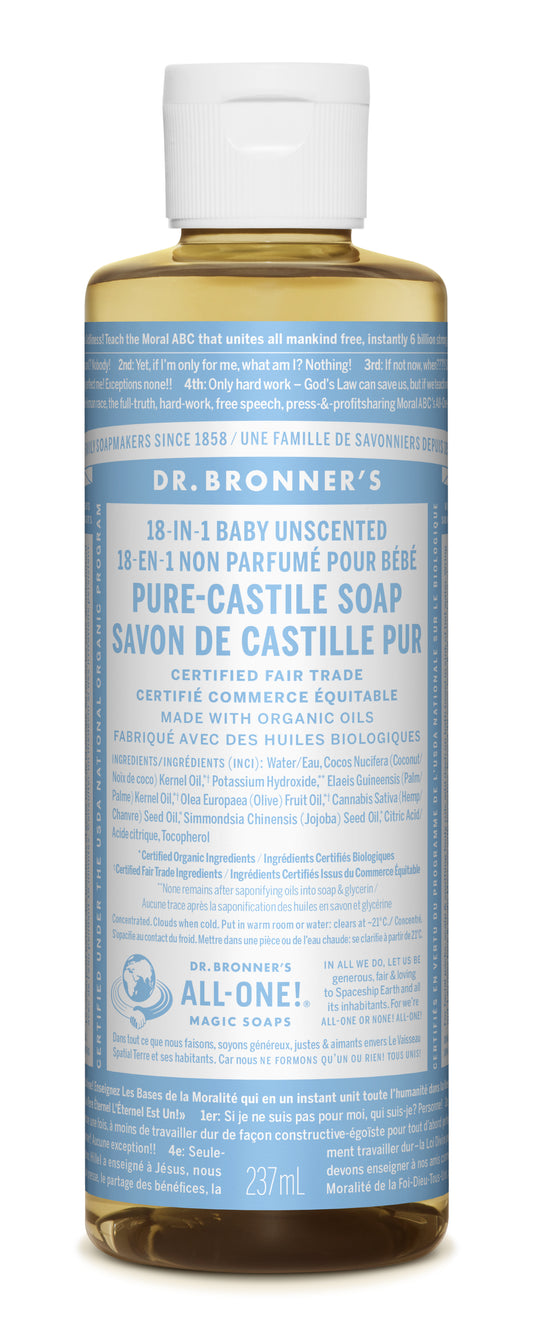 DR. BRONNER'S Pure Castile Soap Baby 237ML