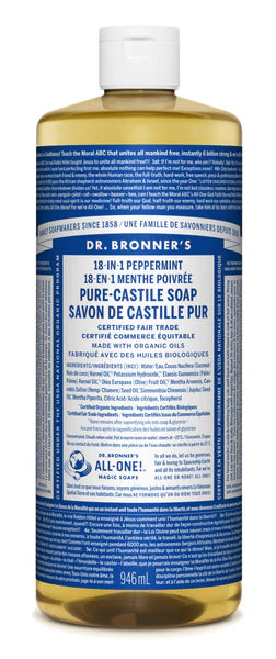 DR BRONNER'S Pure Castile Soap (Peppermint - 946 ml)