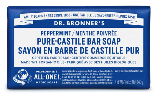 DR. BRONNER'S PEP BAR SOAP 140G