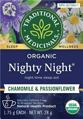 TRADITIONAL MEDICINALS ORG NIGHTY NIGHT 16 BAGS