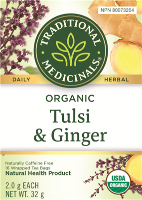 TRADITIONAL MEDICINALS ORGANIC TULSI GINGER