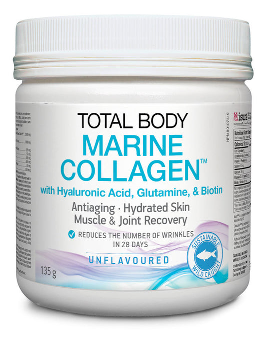 NATURAL FACTORS Total Body Marine Collagen (Unflavoured - 135 gr)