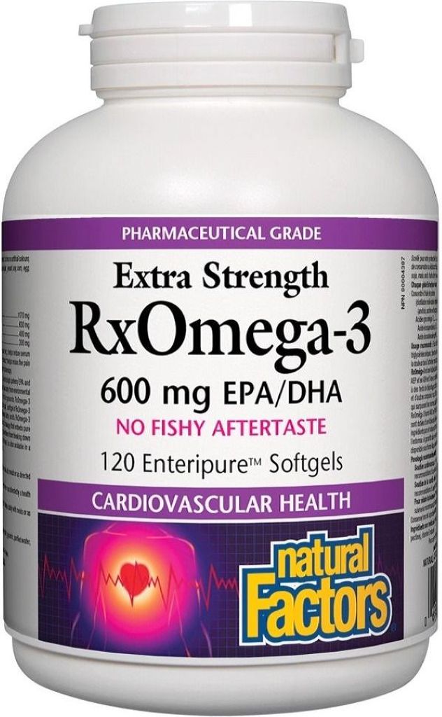 NATURAL FACTORS RxOmega 3 Mini-Gels (500 mg - 120 sgels)