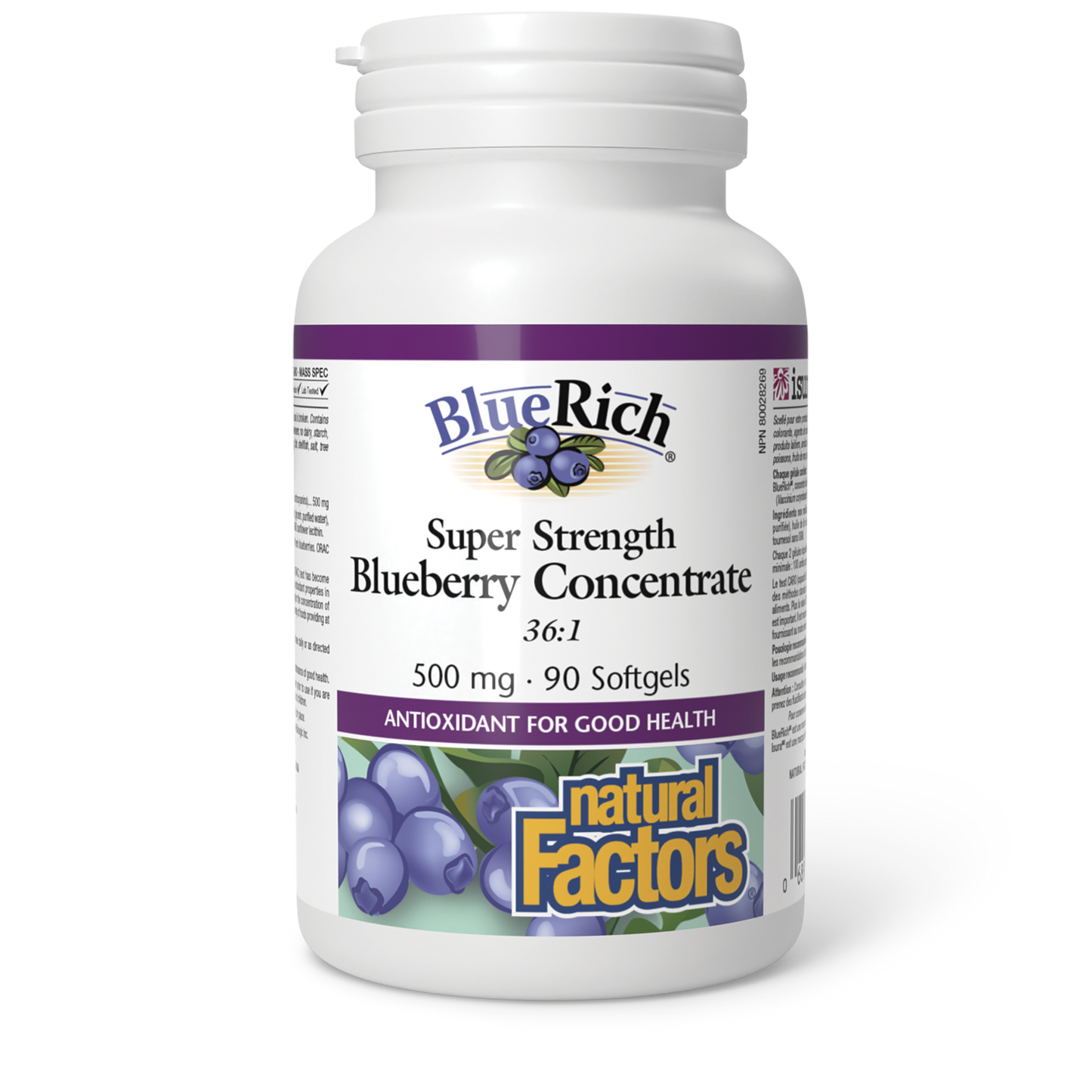 NF BLUERICH BLUEBERRY CONCENTRATE 500MG 90'S