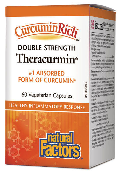 NATURAL FACTORS Theracurmin Double Strength 60'S