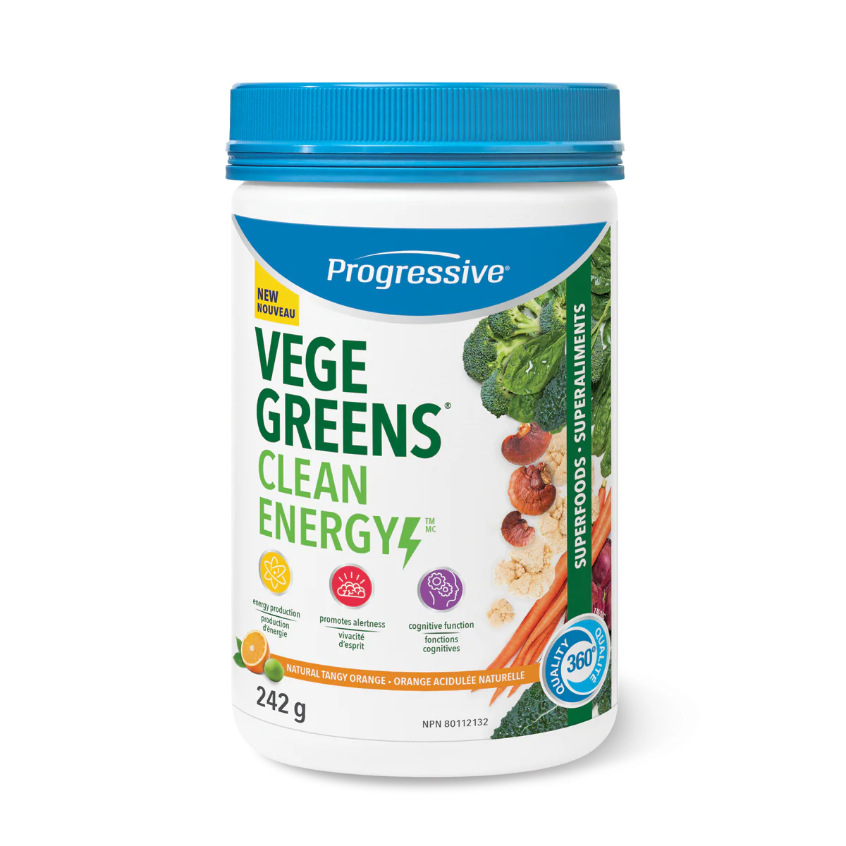 PROGRESSIVE VegeGreens Clean Energy (265 gr)