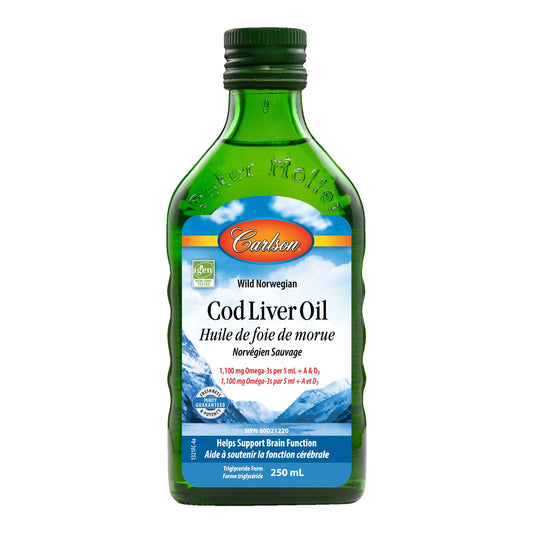 CARLSON COD LIVER OIL UNFL 250ML