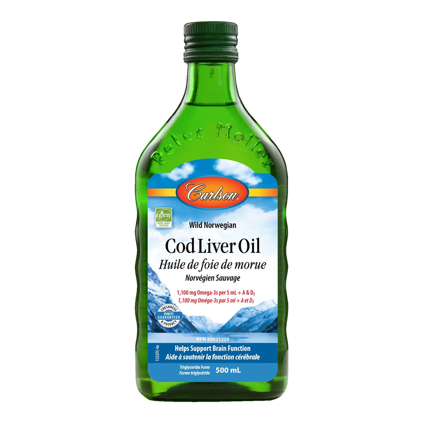CARLSON COD LIVER OIL 500 ML UNFL